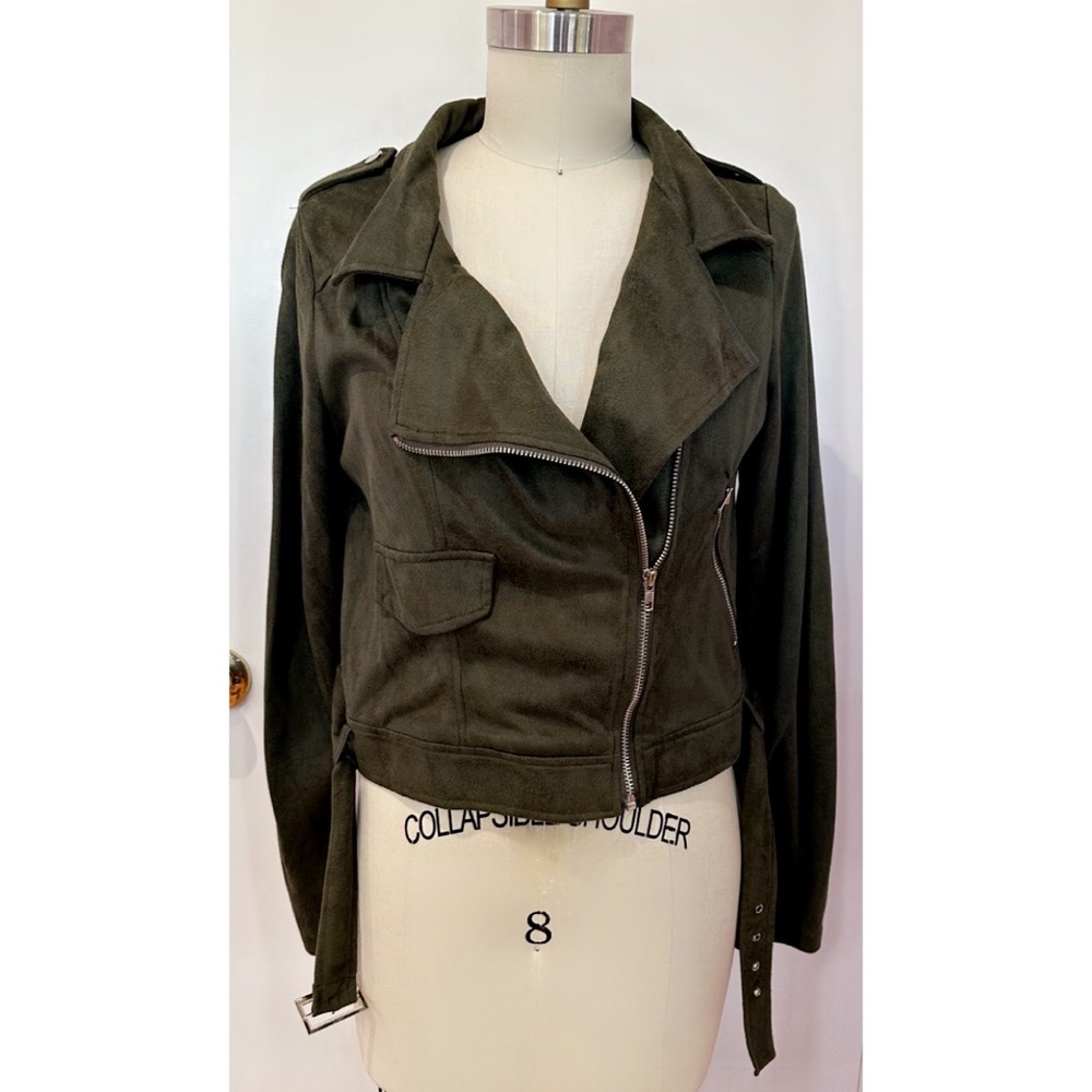 PrettyLittleThing Faux Suede Jacket
